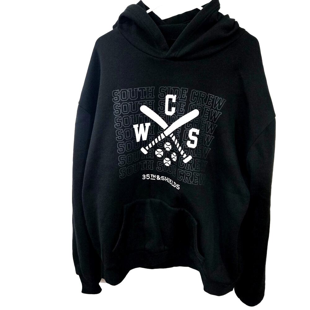Chicago White Sox SGA Black Hoodie South Side Crew 35th & Shields